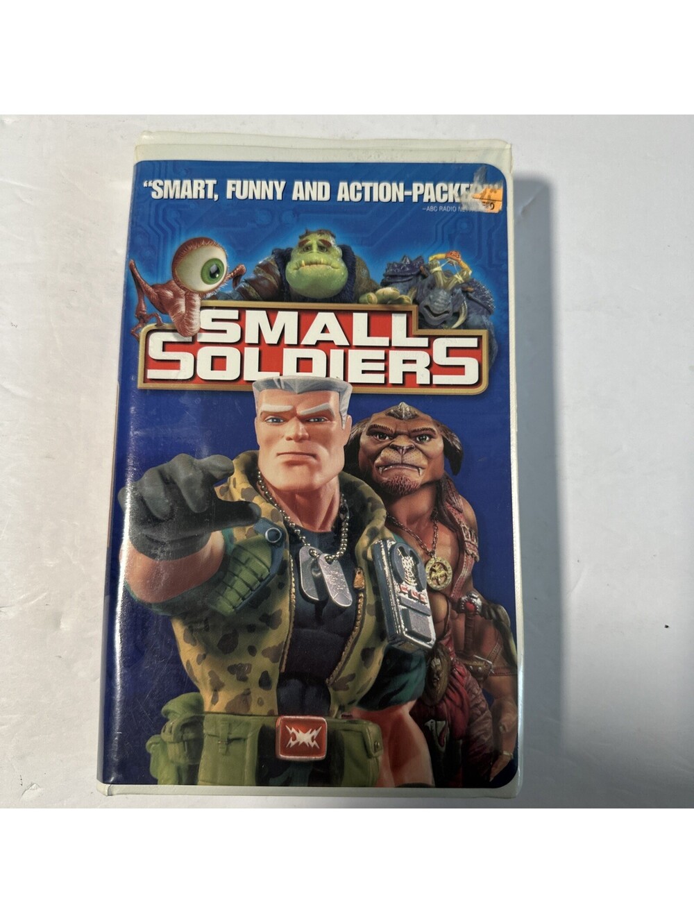 Small Soldiers VHS 1998 DreamWorks White Clamshell Kirsten Dunst